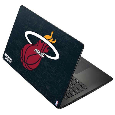 NBA Miami Heat Black Partial Logo Asus X502CA 15.6 Skin