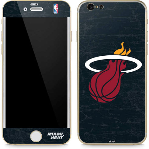 NBA Miami Heat Black Partial Logo iPhone 6/6s Skin