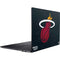 NBA Miami Heat Black Partial Logo Ativ Book 9 (15.6in 2014) Skin