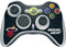NBA Miami Heat Black Partial Logo Xbox 360 Wireless Controller Skin