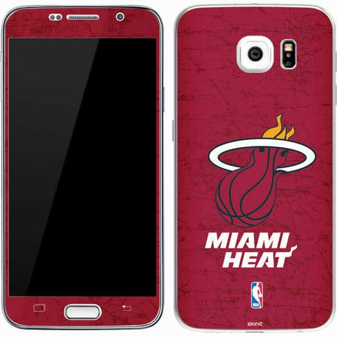 NBA Miami Heat Red Primary Logo Galaxy S7 Skin