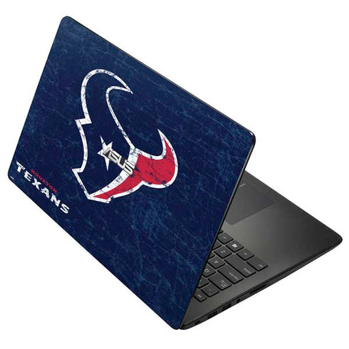 NFL Houston Texans Distressed Asus X502CA 15.6 Skin