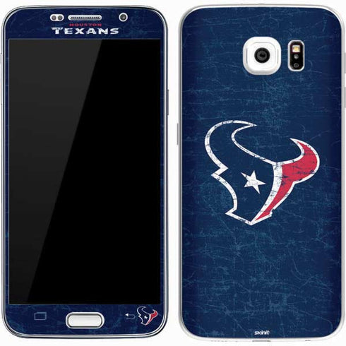 NFL Houston Texans Distressed Galaxy S7 Skin