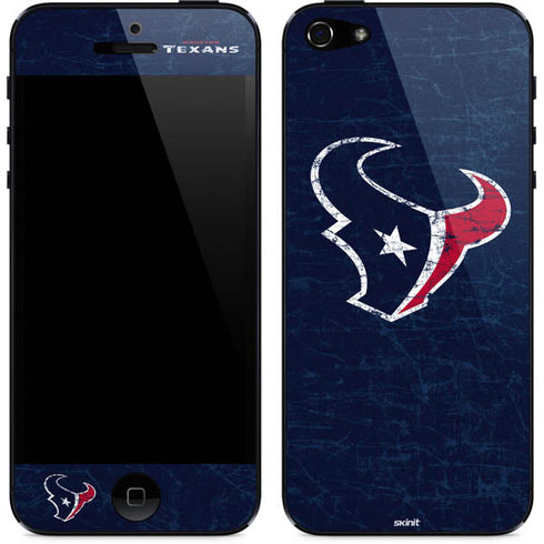 NFL Houston Texans Distressed iPhone 5/5s/5SE Skin