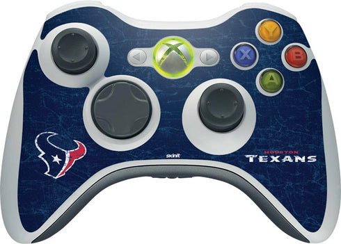 NFL Houston Texans Distressed Xbox 360 Wireless Controller Skin