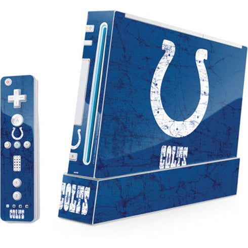NFL Indianapolis Colts Distressed Wii (Includes 1 Controller) Skin