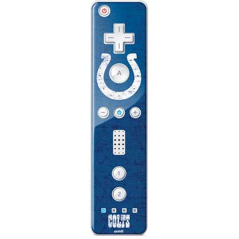 NFL Indianapolis Colts Distressed Wii Remote Controller Skin