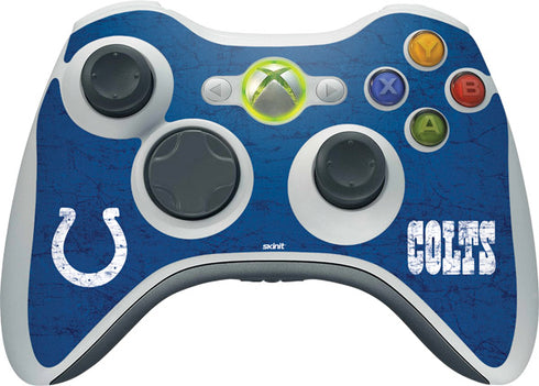 NFL Indianapolis Colts Distressed Xbox 360 Wireless Controller Skin