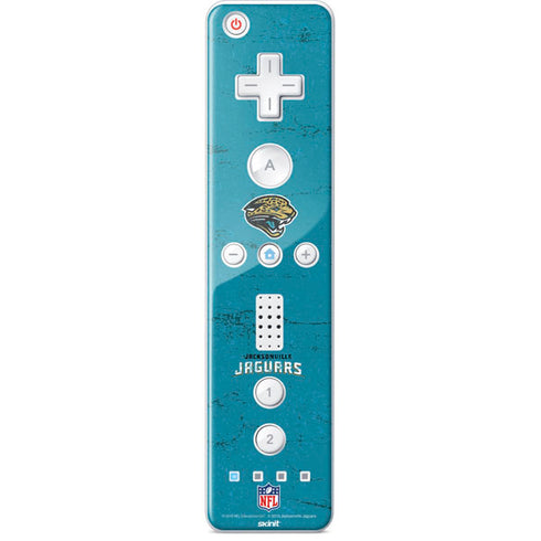 NFL Jacksonville Jaguars Distressed Wii Remote Controller Skin