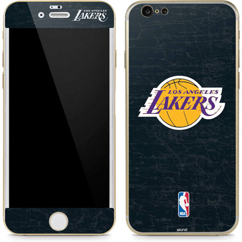 NBA Los Angeles Lakers Black Primary Logo iPhone 6/6s Skin