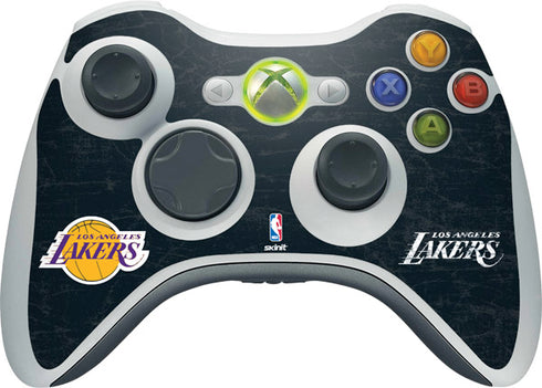 NBA Los Angeles Lakers Black Primary Logo Xbox 360 Wireless Controller Skin