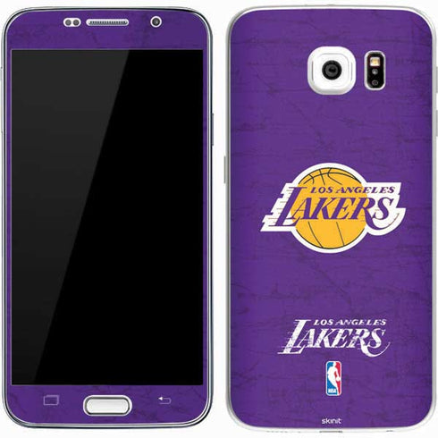 NBA Los Angeles Lakers Purple Primary Logo Galaxy S7 Skin