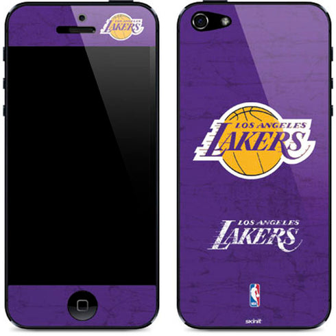 NBA Los Angeles Lakers Purple Primary Logo iPhone 5/5s/5SE Skin