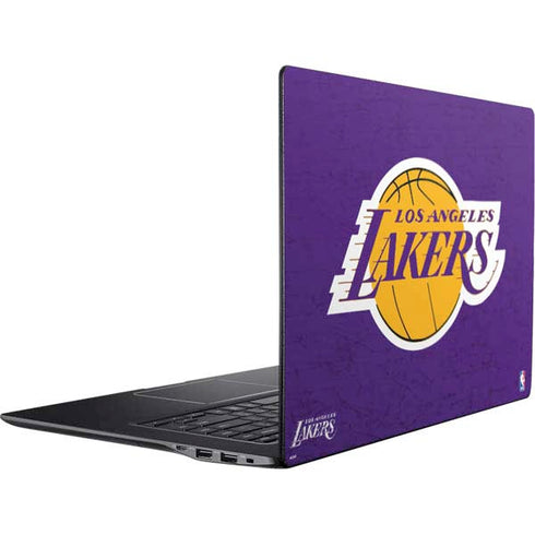 NBA Los Angeles Lakers Purple Primary Logo Ativ Book 9 (15.6in 2014) Skin