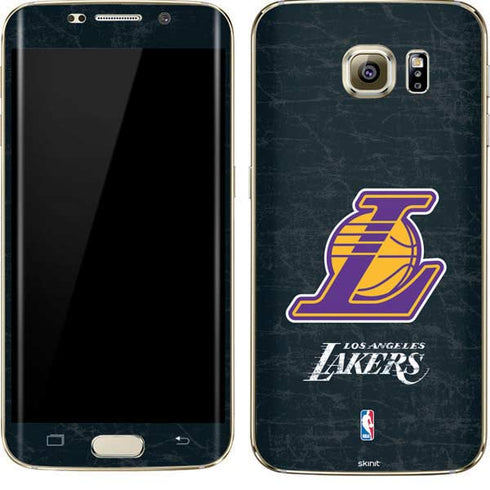 NBA Los Angeles Lakers Secondary Logo Galaxy S7 Edge Skin
