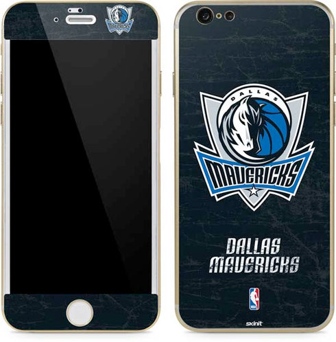 NBA Dallas Mavericks Black Primary Logo iPhone 6/6s Skin