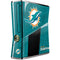 NFL Miami Dolphins Distressed- Aqua Xbox 360 Slim (2010) Skin