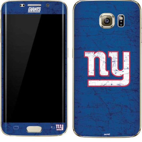 NFL New York Giants Distressed Galaxy S7 Edge Skin