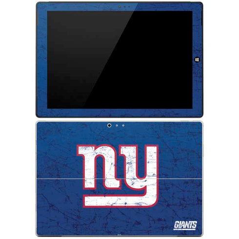 NFL New York Giants Distressed Surface Pro 3 Skin