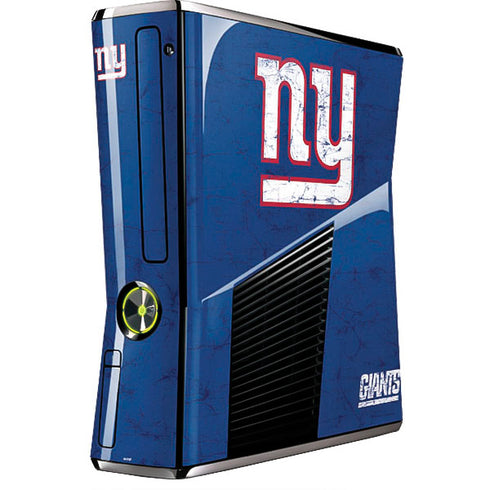 NFL New York Giants Distressed Xbox 360 Slim (2010) Skin