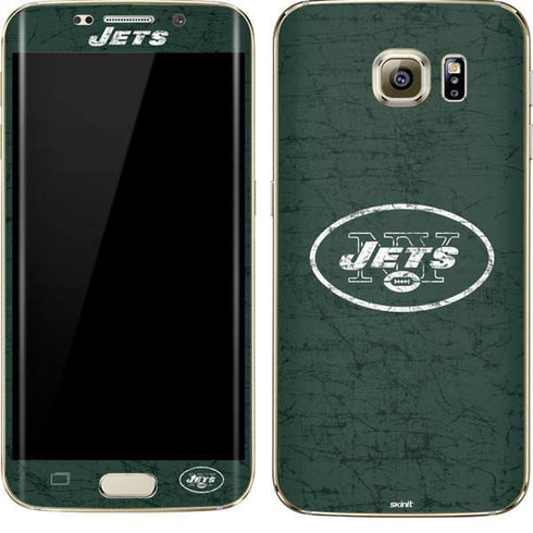 NFL New York Jets Distressed Galaxy S7 Edge Skin