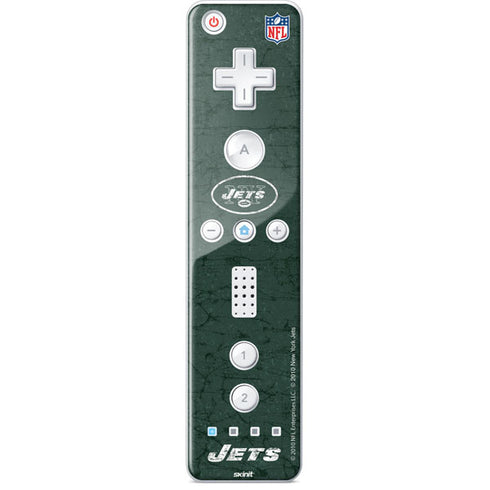 NFL New York Jets Distressed Wii Remote Controller Skin