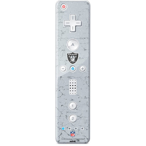 NFL Las Vegas Raiders - Alternate Distressed Wii Remote Controller Skin