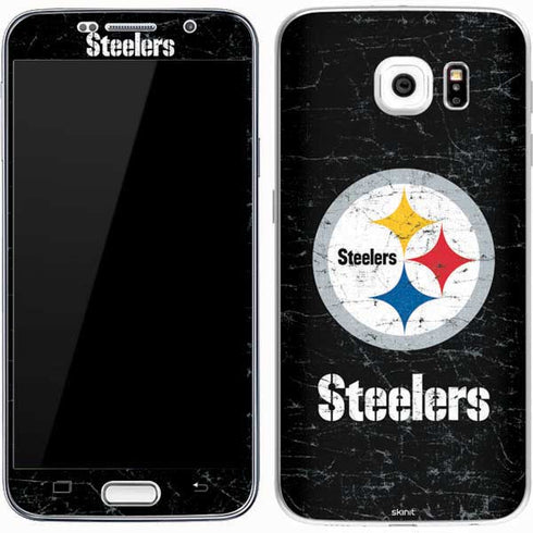 NFL Pittsburgh Steelers Distressed Galaxy S7 Skin