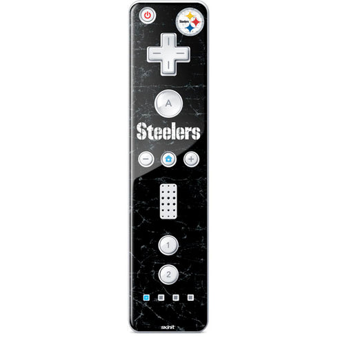 NFL Pittsburgh Steelers Distressed Wii Remote Controller Skin