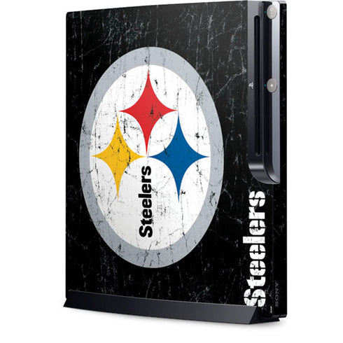 NFL Pittsburgh Steelers Distressed Playstation 3 & PS3 Slim Skin