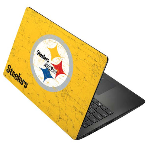 NFL Pittsburgh Steelers - Alternate Distressed Asus X502CA 15.6 Skin