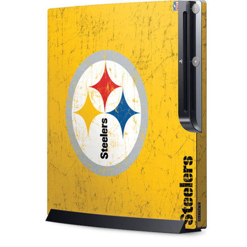 NFL Pittsburgh Steelers - Alternate Distressed Playstation 3 & PS3 Slim Skin