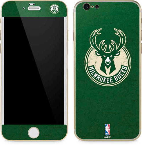 NBA Milwaukee Bucks Green Distressed iPhone 6/6s Skin
