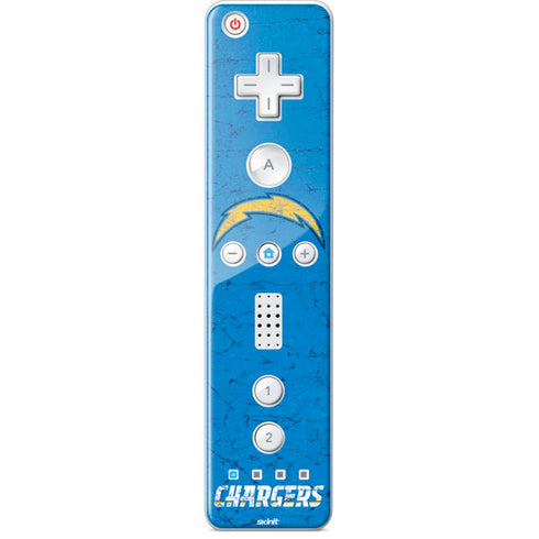 NFL Los Angeles Chargers - Alternate Distressed Wii Remote Controller Skin