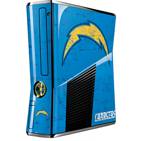 NFL Los Angeles Chargers - Alternate Distressed Xbox 360 Slim (2010) Skin