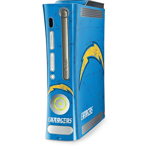 NFL Los Angeles Chargers - Alternate Distressed Xbox 360 (Includes HDD) Skin