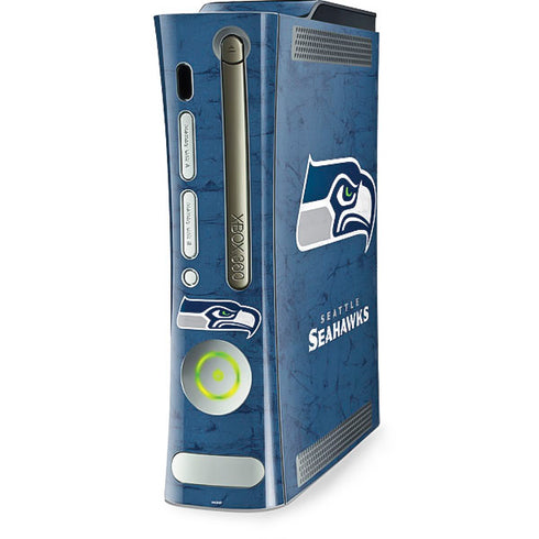 NFL Seattle Seahawks Distressed Xbox 360 (Includes HDD) Skin