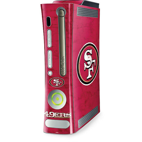 NFL San Francisco 49ers Distressed Xbox 360 (Includes HDD) Skin
