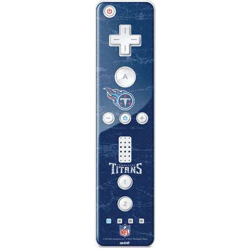 NFL Tennessee Titans Distressed Wii Remote Controller Skin