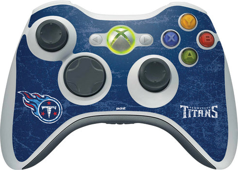 NFL Tennessee Titans Distressed Xbox 360 Wireless Controller Skin