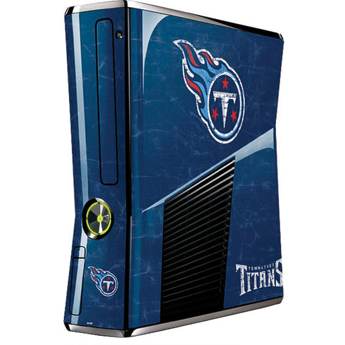 NFL Tennessee Titans Distressed Xbox 360 Slim (2010) Skin