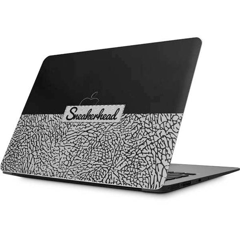 Elephant Print Sneakerhead Black Apple MacBook Skin