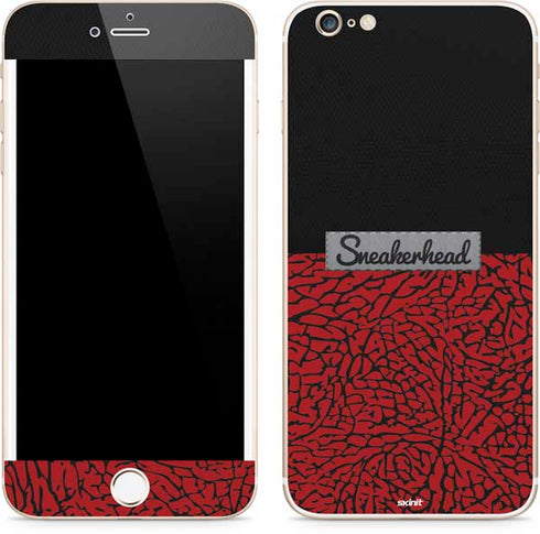 Elephant Print Red Sneakerhead iPhone 6/6s Plus Skin