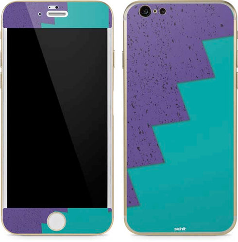 Purple Turquoise Zig Zag iPhone 6/6s Skin