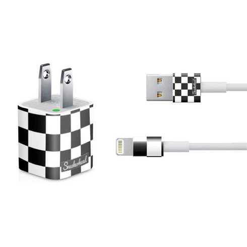 Sneakerhead Checkered iPhone Charger (5W USB) Skin