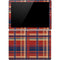Red and Blue Plaid Surface Pro 4 Skin
