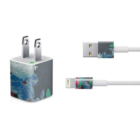 Fall Flowers iPhone Charger (5W USB) Skin