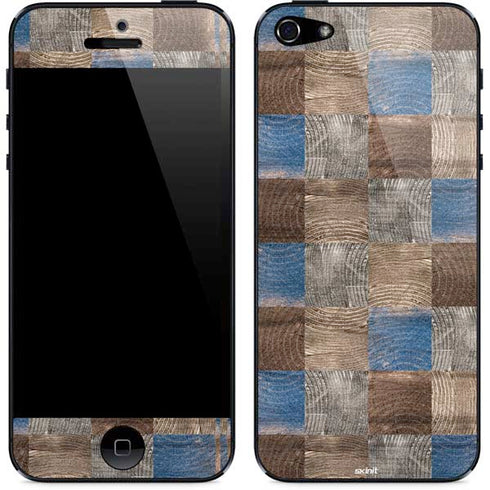 Lumber Grid iPhone 5/5s/5SE Skin