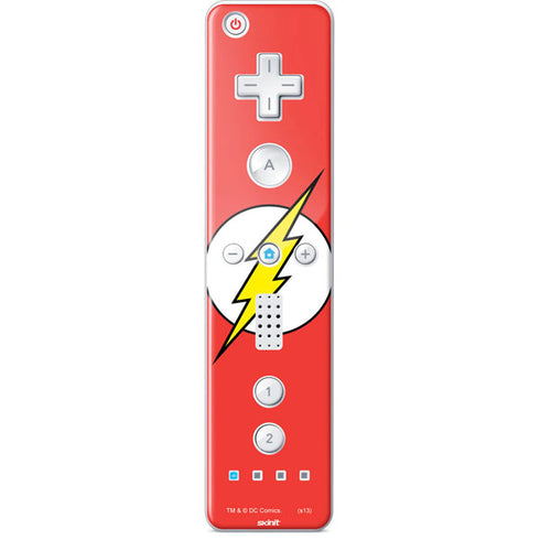 DC Comics The Flash Original Emblem Wii Remote Controller Skin