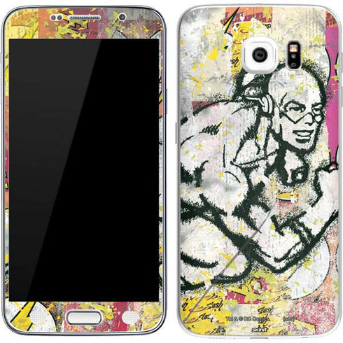 DC Comics The Flash Retro Abstract Running Pose Galaxy S7 Skin